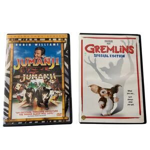 DVD Movie Lot Jumanji Robin Williams & Gremlins Special Edition Steven Spielberg